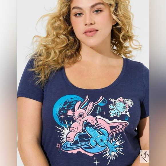 NWT Torrid Disney’s Stitch and Angel short sleeve tee size 2X - Picture 3 of 9